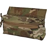 tactifans Dangler Pouch Mini Drop Pouch Sack Pouch Abdominal Fanny Pack with Hook and Loop YKK Zipper Tourniquet Holder for Vest Chest Rig (CP)