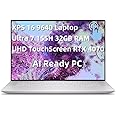 NewDell 2024 XPS 16 9640 Laptop 16.3 inch OLED UHD+ 4K TouchScreen Intel_Core Ultra 7 155H 32GB RAM 2TB SSD AI PC Geforce RTX 4070 Webcam Backlit Fingerprint Reader WiFi 7 Thunderbolt Windows 11 Pro
