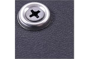 HOLSTEX HolsterSmith Finishing Washers - Countersunk - Round Top - Metal - for Holster & Sheath Making, Home Improvement, Hobby - USA Design - (Color Collection) - (50 Pack)