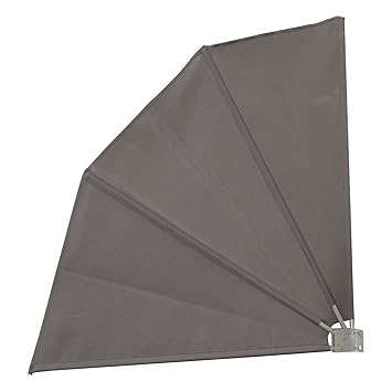 My Garden Balkonfächer als Sichtschutz und Windschutz 120 x120 cm ausklappbar anthrazit 1002277