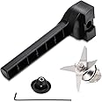 Blender Wet Blade Assembly with Wrench & Drive Socket Removal Tool Kit Replacement Parts Compatible with Vitamix 5200 Series Blender Mixer 64oz and 32oz Containers