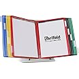 DJOIS by Tarifold - Desktop Reference & Display System - Durable Steel Wire Frames - Letter-Size - 20 Double-Sided Pockets - 40 Sheet Capacity - Expandable - Made in France - Assorted Colors