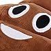 BESTOMZ Poop Plush Pillow Round Cushion Toy, 35 x 35 x 10 cm (Smile poop)