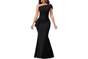 SEXYCHERRY Formal Dresses for Women Cocktail Sexy Off Shoulder Floor Length Long Evening Party Dress with Zipper
