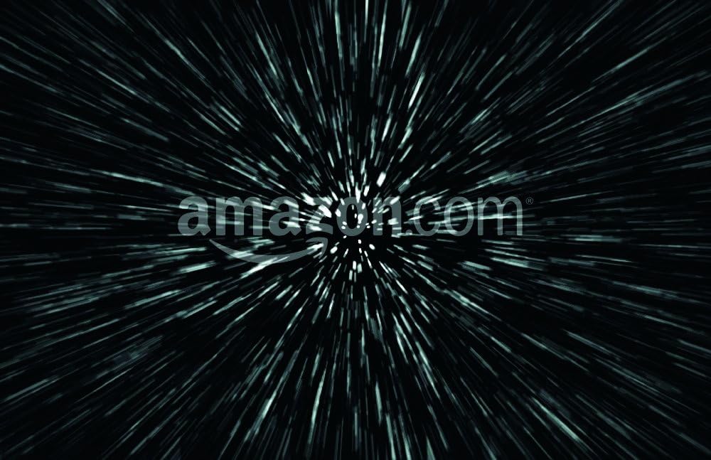The Shutterstock Collection Particle or Space Traveling. Particle Zoom Background. Poster Print, 17" x 11"