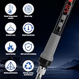 Flintronic 80W LCD Soldering Iron Kit 180-520°C 15 in 1 Digital Temperature view 4