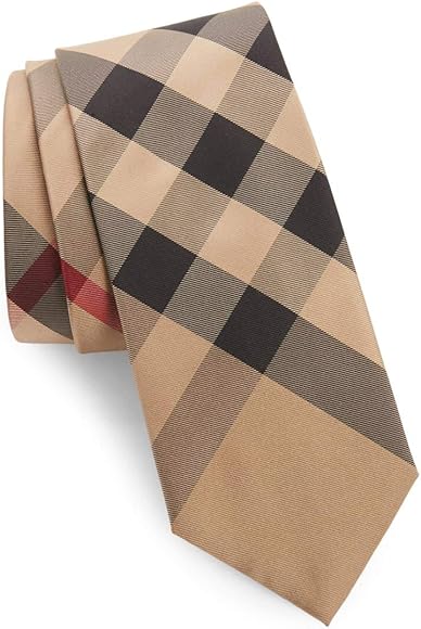 burberry london check silk tie