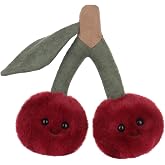 Apricot Lamb Delicious Cherry Fruit Plush Soft Stuffed Animals Toys Red 8''
