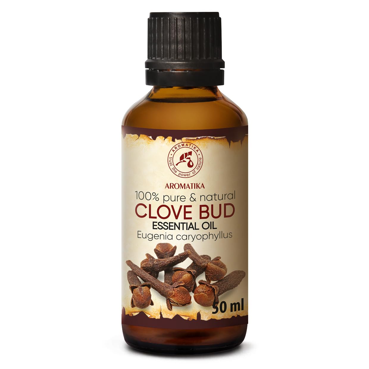 Clove Bud Essential Oil 50 ml - Eugenia Caryophyllus - Fragrance Oil - for Diffuser and Aroma Lamp - Sauna - Aroma Soap - Candle - Aromatherapy - Long lasting Scent - Air Freshener