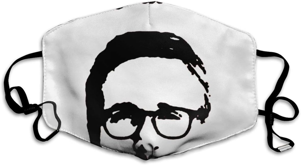 Ryan Gosling Hey Girl Enjoy Your Coffee Mask Washable Reusable Mouth Mask Fashion Anti Dust Half Face Mouth Mask for Men Women Dustproof with Adjustable Ear Loops White