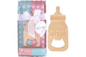 Yuokwer 24pcs Bottle Opener Baby Shower Favor for Guest,Boy or Girl Gender Reveal Party Favors Baby Shower Decorations Gender