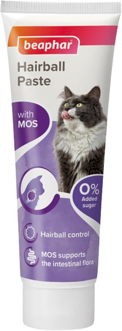 Beaphar Hairball Paste for Cats 2-in-1 Malt & Prebiotics 100g