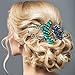3 Pieces Women Hair Clips Hairpins Retro Vintage Metal French Barrette Jewelry (Style A)