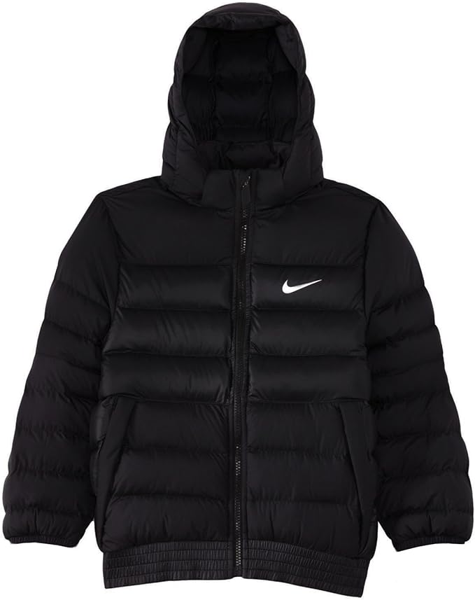 nike padded jacket mens black