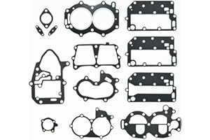 AUTU PARTS 25HP Gasket Kit 433941 Gasket Powerhead for Johnson Evinrude 25HP 35HP 2Cyl X-Ref 392567, 392615 18-4307