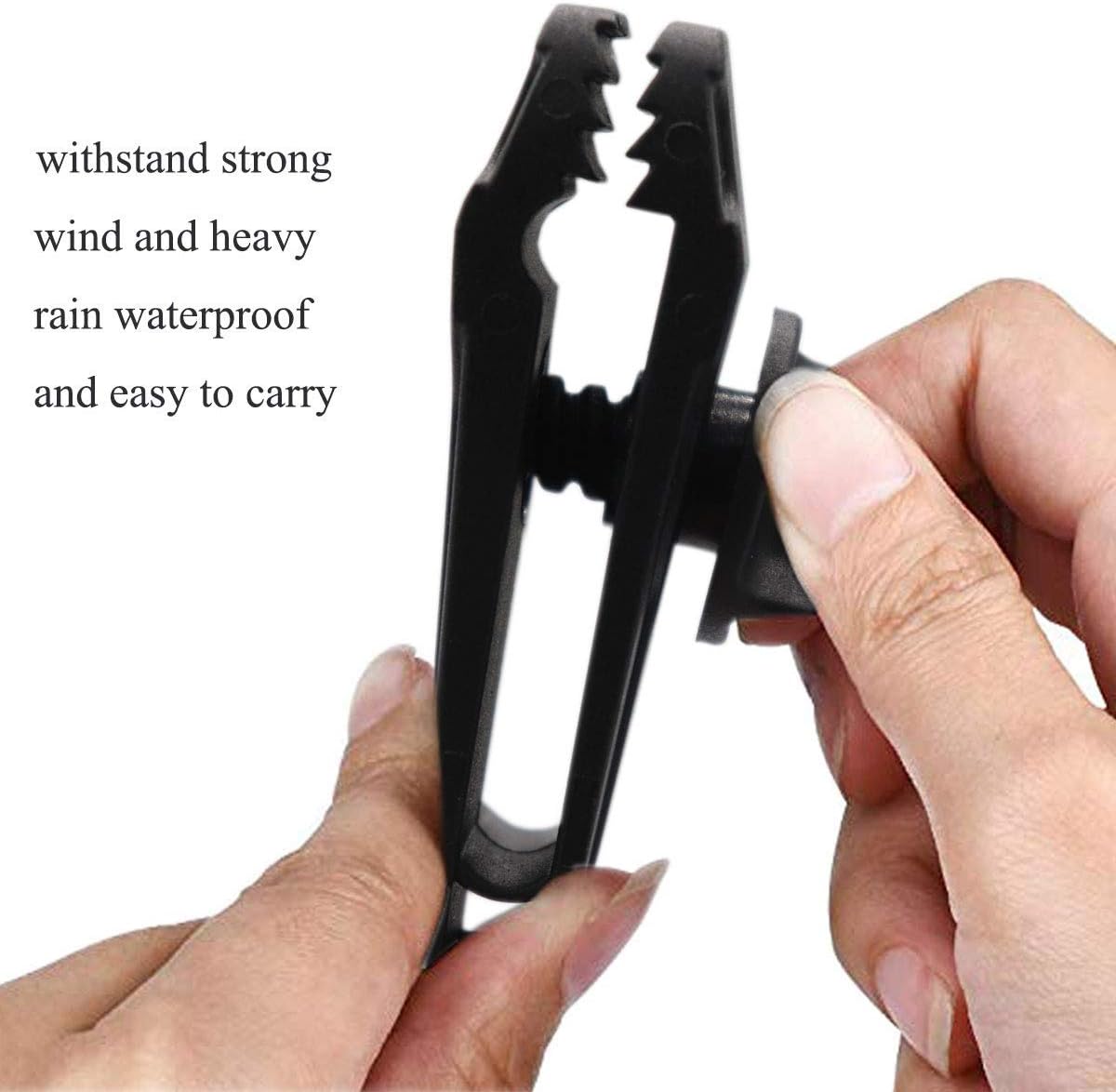 12pcs Tarp Canvas Clips Heavy Duty Lock Grip Clamps Thumb Screw Tent Clip Awning Clamp Set Jaw Tent Snaps Tarps Canopies and Covers Locking Clamp Design for Outdoors Camping Farming Garden Tarps: Sports & Outdoors