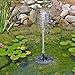 Tranmix Solar Fountain Pump for Bird Bath, 2018 Upgraded Floating Fountains Solar Panel Kit Water Pump for Ponds, Garden, Outdoor Décor