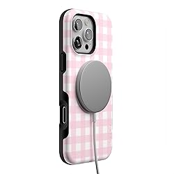 Casely iPhone 16 Pro Max Case | Pink Plaid | Sunday