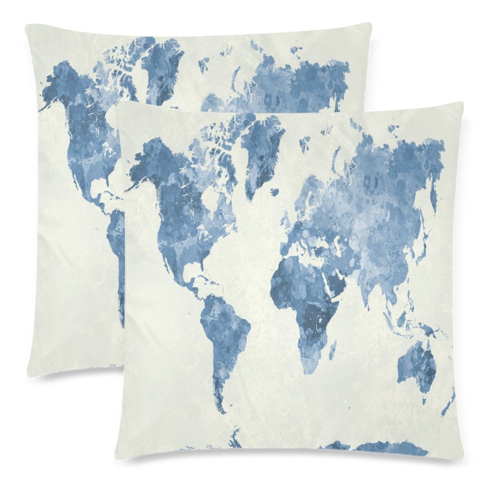 公式 Interestprint動物印刷枕カバープロテクター18 X 18ツインサイド トラヒョウスキンファスナー付き枕ケースカバー装飾用 2のセット 18 18 B071gyn4rlマルチ5 人気が高い Est40jal Edu Mx