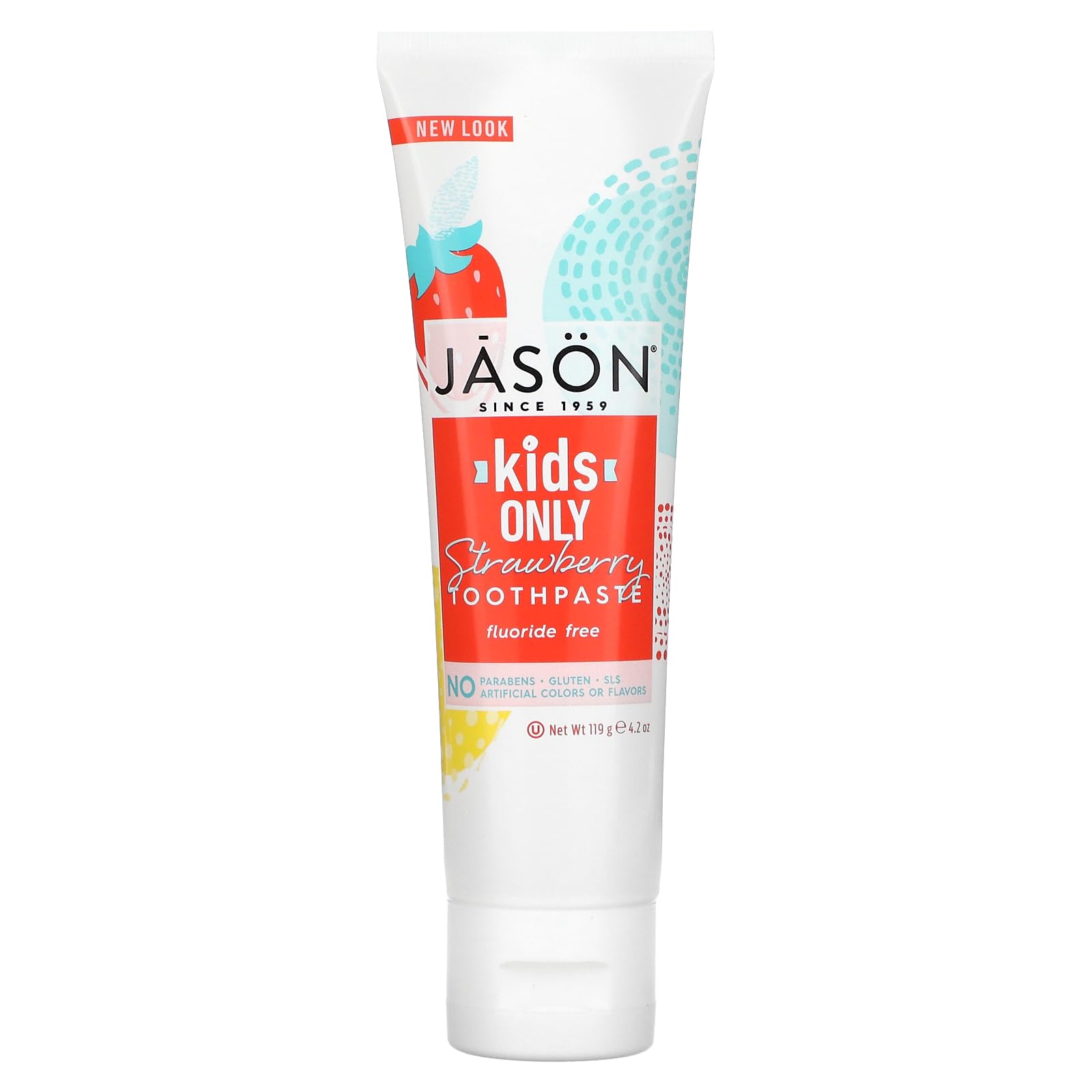 Jason Natural Products Kids Only Strawberry Toothpaste 124 ml