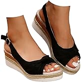Women's Platform & Wedge Sandals Espadrilles Orthopedic Wedges for Women 2026 Summer Dressy Boho Beach Travel Casual Shoes