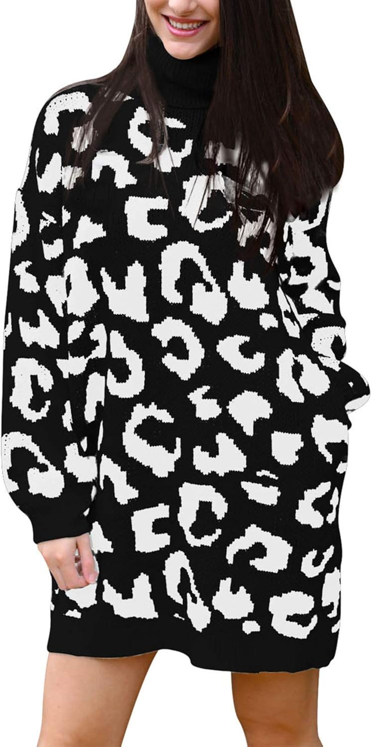 black sweater dress amazon