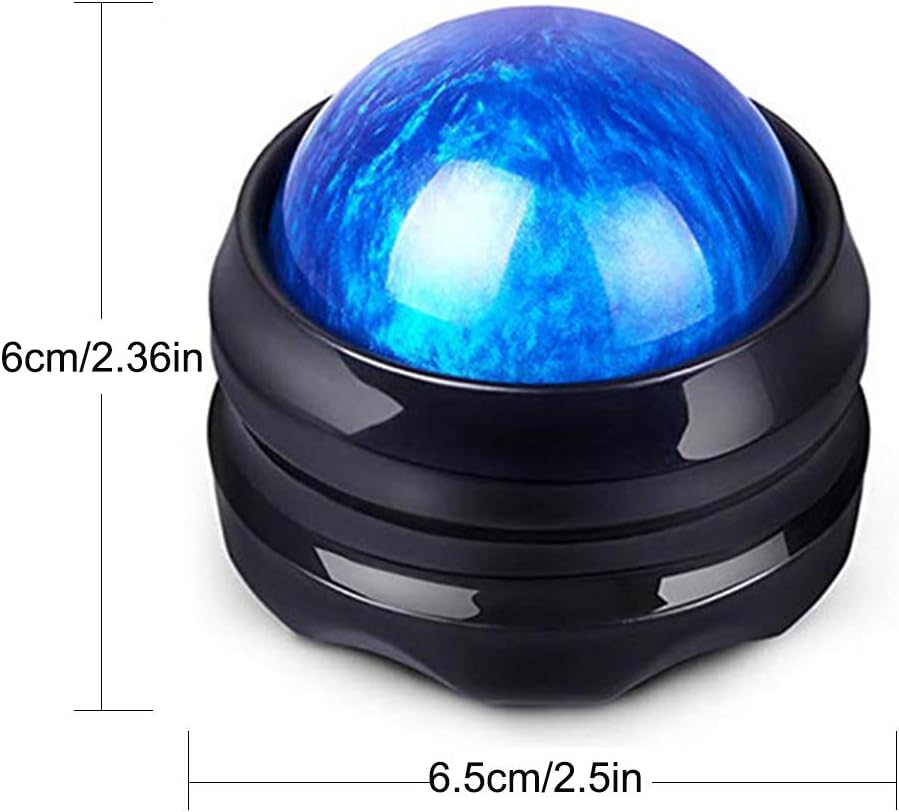 Elejolie Massage Ball Roller Manual Back Massager Relief Muscle Pain and Relax Full Body Joint Massage Essential Oil,Lotion(Green): Health & Personal Care