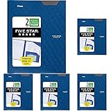 Five Star 2 Pocket Folder, Stay-Put Folder, Plastic