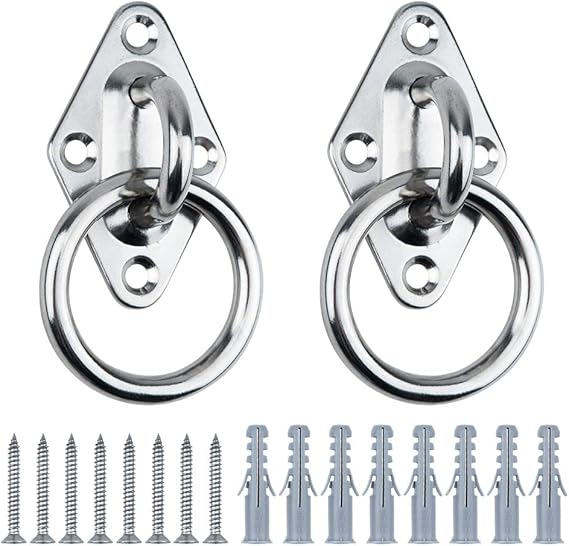 INCREWAY Placa de ojo con almohadilla de diamante, gancho de techo de