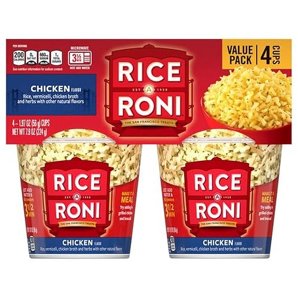 RICE-A-RONI 4PK CUPS- CHICKEN