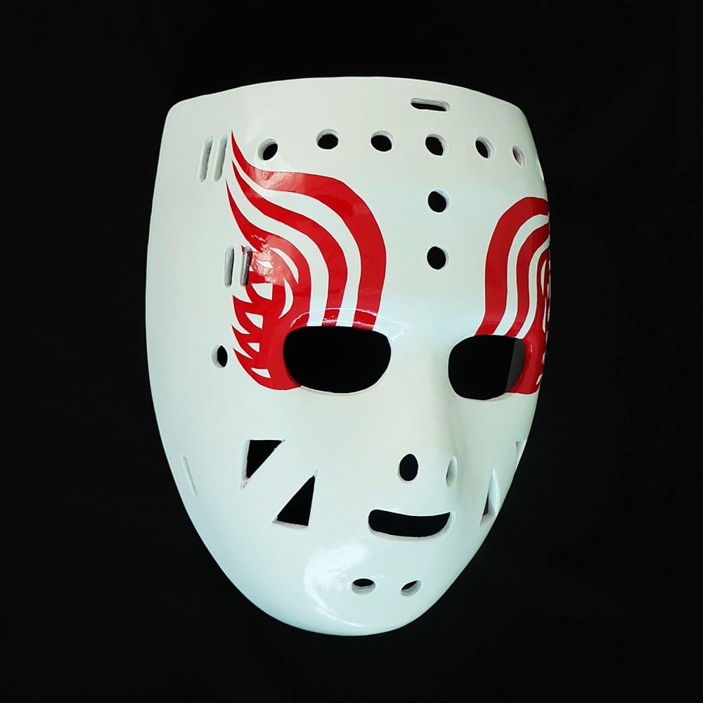 tripple_777 1:1 Custom Vintage Fiberglass Roller Ice Hockey Goalie Mask Jim Rutherford HO106 : Sports & Outdoors