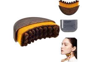 Lymphatic Contour Face Brush, Dry Face Brush for Lymphatic Drainage Massager -Anti-Puffiness, Lift, Chin & Jawline Sculpting 