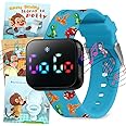 Potty Training Watch for Kids V2 – A Water Resistant Potty Reminder Device for Boys & Girls to Train Your Toddler with Fun/Musical & Vibration Interval Reminder with Potty Training eBook (Dino)