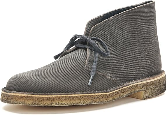 clarks gray desert boot