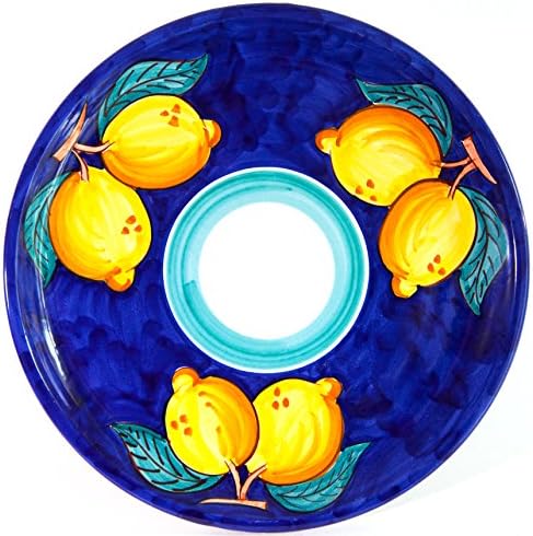 Vietri Ceramic handmade in Italy, Pizza plate