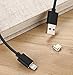 Smart&Cool 3.3 Feet Gen4 Nylon Braided 2 in 1 Two-mode Super Magnetic Charging & Data Sync Cable for Smart Phone and Tablets with Micro-USB and i-Product Interface (3.3ft-Black Twin Pack)