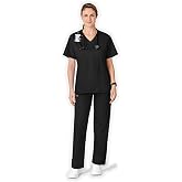 WINK WonderWORK Women's Pull-On Cargo Scrub Pant | Cargo Scrub Pant, Motion Stretch Fabric, Ample Pocket Storage