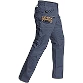 CARWORNIC Men's Stretch Ripstop Tactical Pants Lightweight Water-Resistant Flex Hiking Cargo Work Pants with 11 Pockets