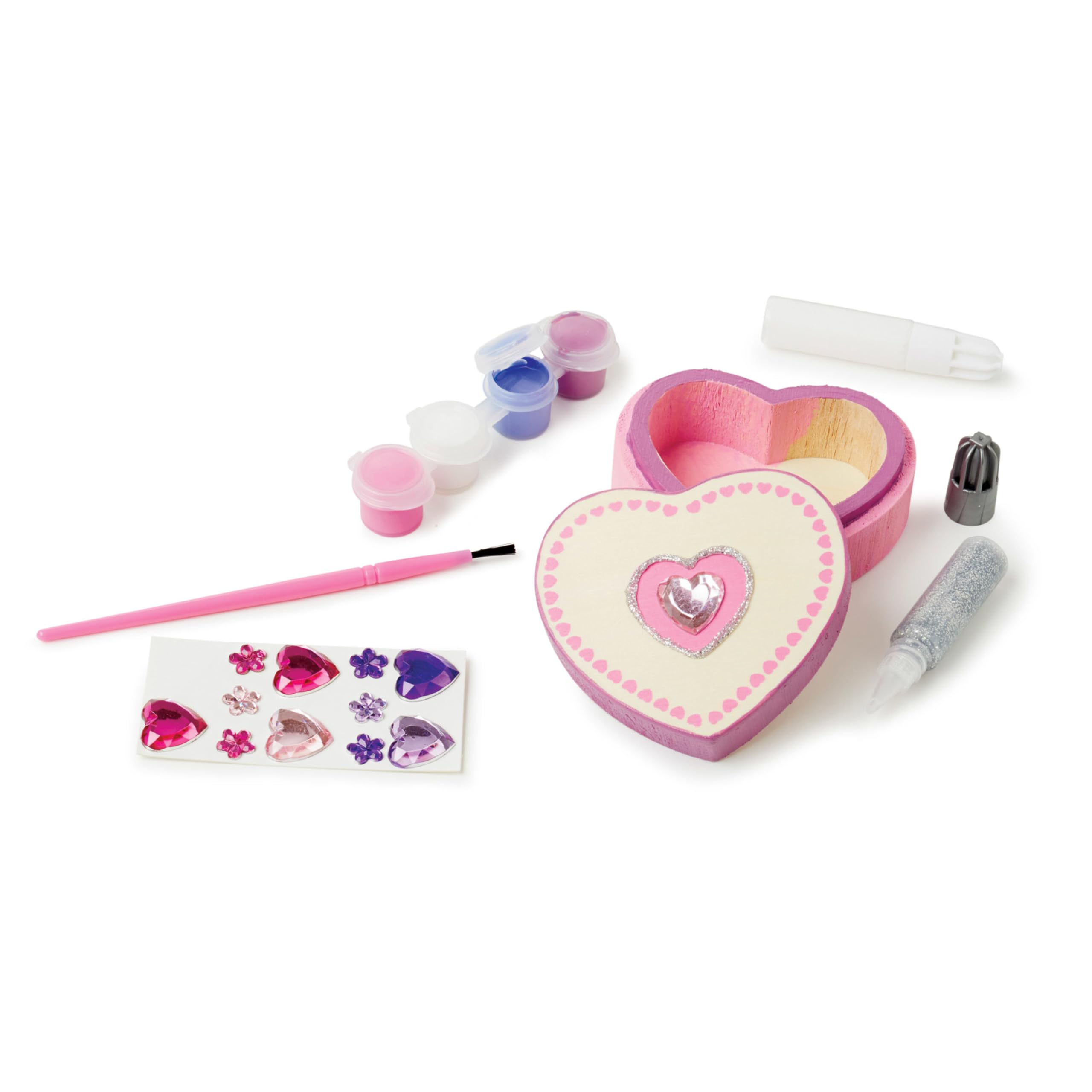 Melissa & Doug Melissa & Doug Created by Me! Heart Box Wooden Craft Kit