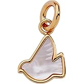 Alex and Ani Pearlized Dove charm, Shiny Gold