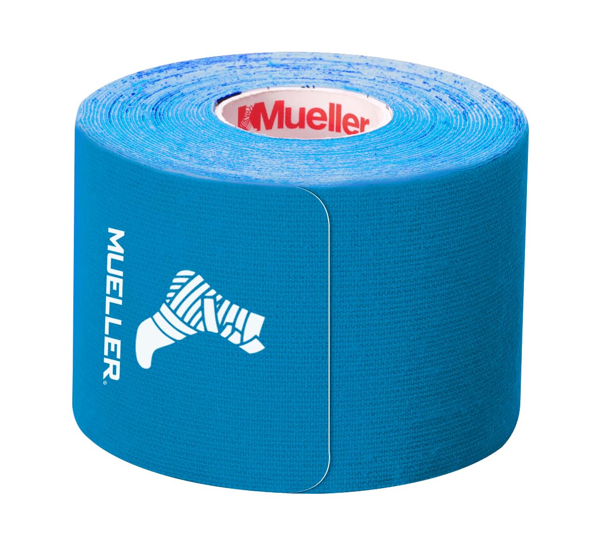 MUELLER SPORTS Mueller Pre-Cut Kinesiology Tape I-Strip Roll - 2" x 16.4' - 20 Strips per Roll (each strip measures 2" x 9.75") (Blue)