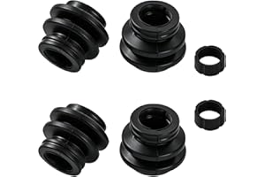 UQWU 4PCS Brake Caliper Pins Bushing Kit, Rubber Calipers Slide Pins Bushing with O-ring Compatible with Toyota Cadillac Jeep