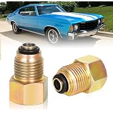 WIKIBB Power Steering Adapter Fitting for LS Swap M16-1.5 to 5/8-18 | Carbon Steel for Camaro/GTO/Silverado LS1/LSX/LS3 Replaces for 605SOL