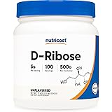 Nutricost D-Ribose Powder 500 Grams - 5000mg Per Serving, Non-GMO (500 Grams)