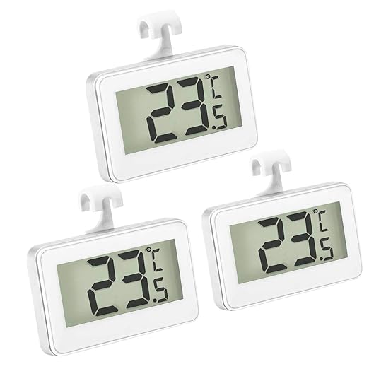 Thlevel 3x Termómetro del Refrigerador Termómetro Digital para ...