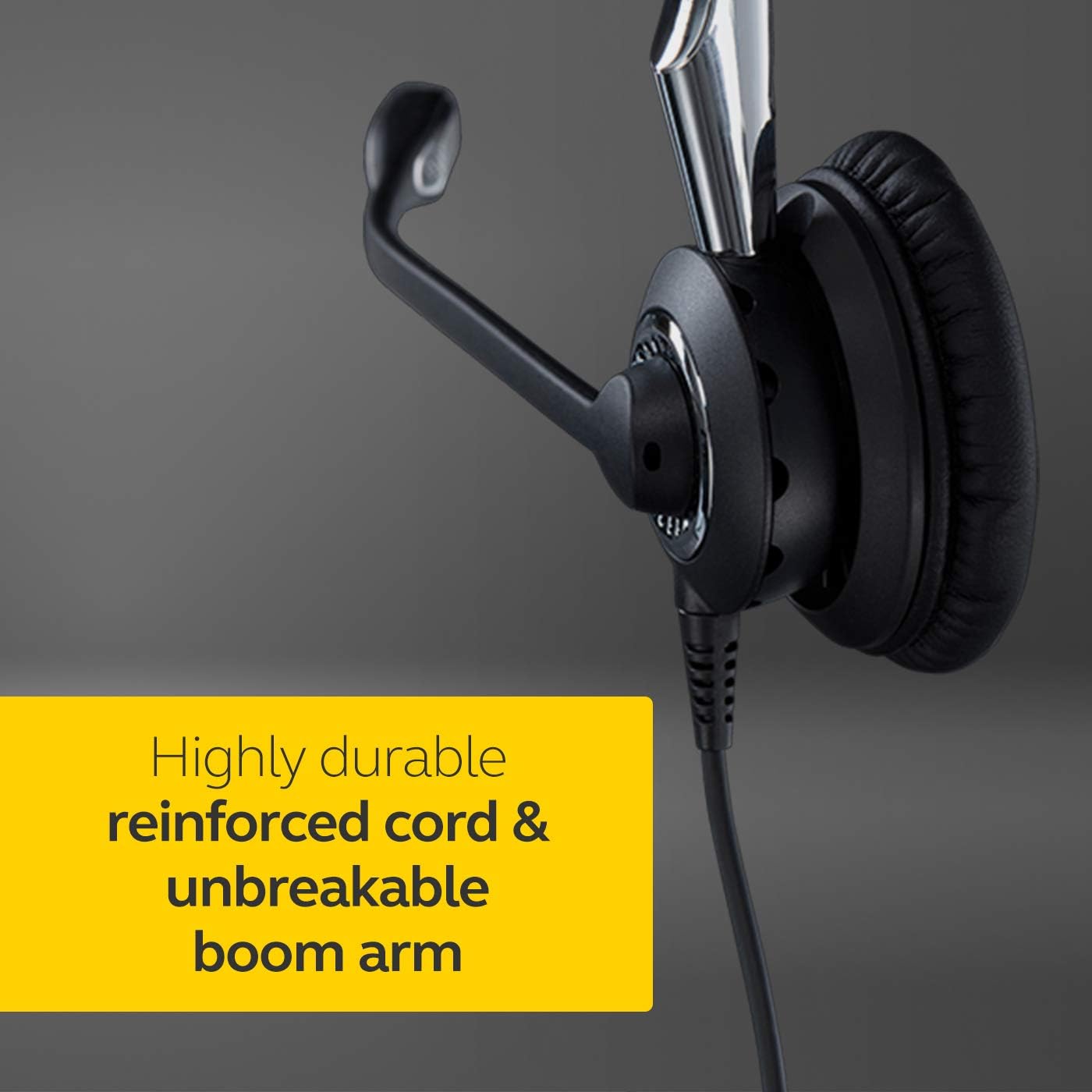 Jabra Biz 2400 II Quick Disconnect On-Ear Stereo Headset - Image 5