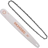 KKXXDBD 28 Inch Alloy Guide Bar and Chain, Advance Cut Replacement for Chainsaw, 3/8&rdquo; Pitch, .063" Gauge, 92 Drive Links. Fit for MS380 MS381 MS660 MS661 Chainsaw