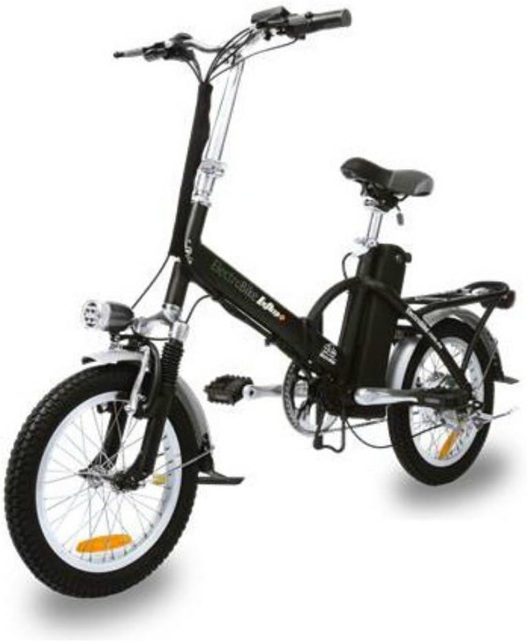 Electrobike Alfa Plus Electric Bike with Lithium-Ion Battery - Matte Black