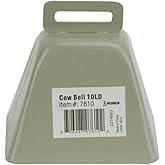 Ideal Instruments 7610 Cow Bell 10LD Metal Cow Bell