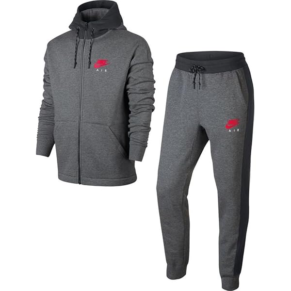 Nike Air Sweatsuit NSW Jog Suit Hooded Full Zip Fleece